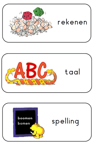 Dagritmekaarten 1